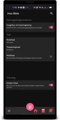 Afrikaans Holy Bible android App screenshot 7